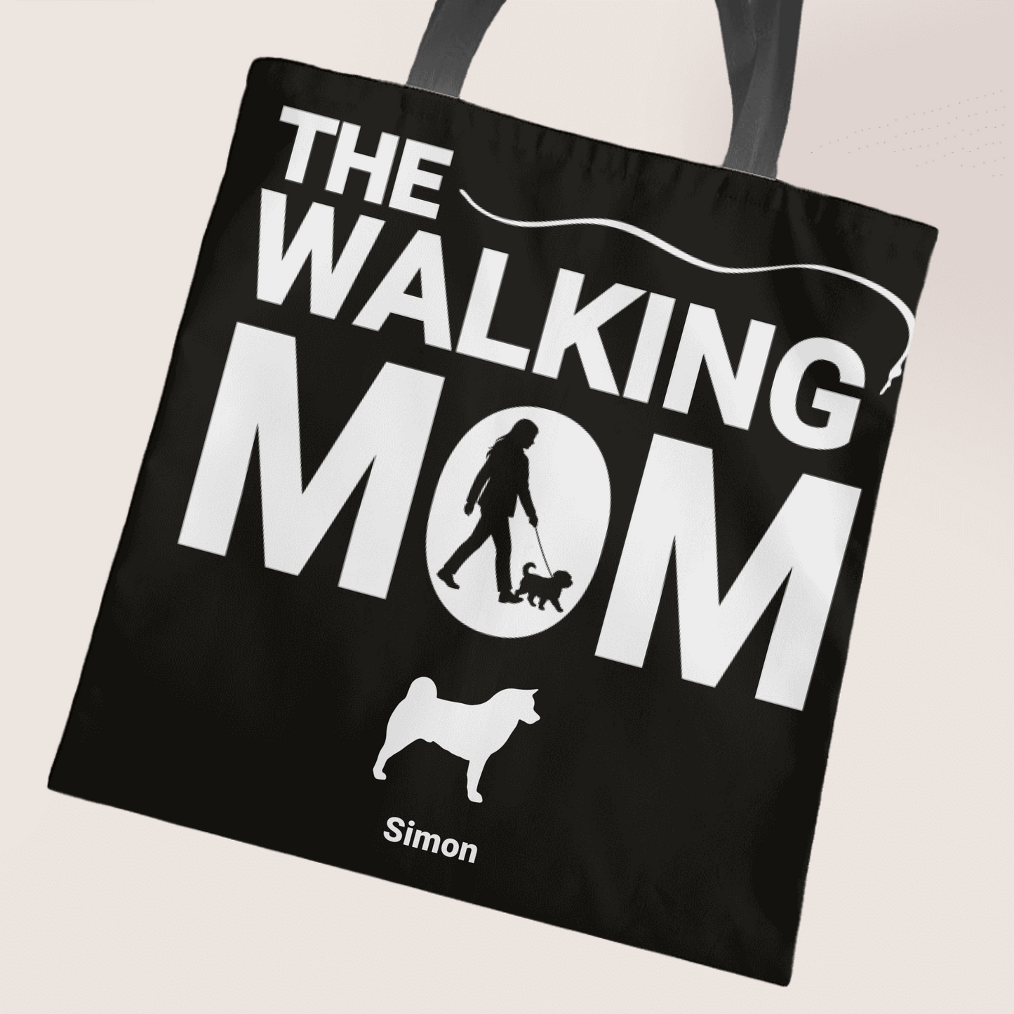 The Walking Mom/ Dad - Gepersonaliseerde draagtas