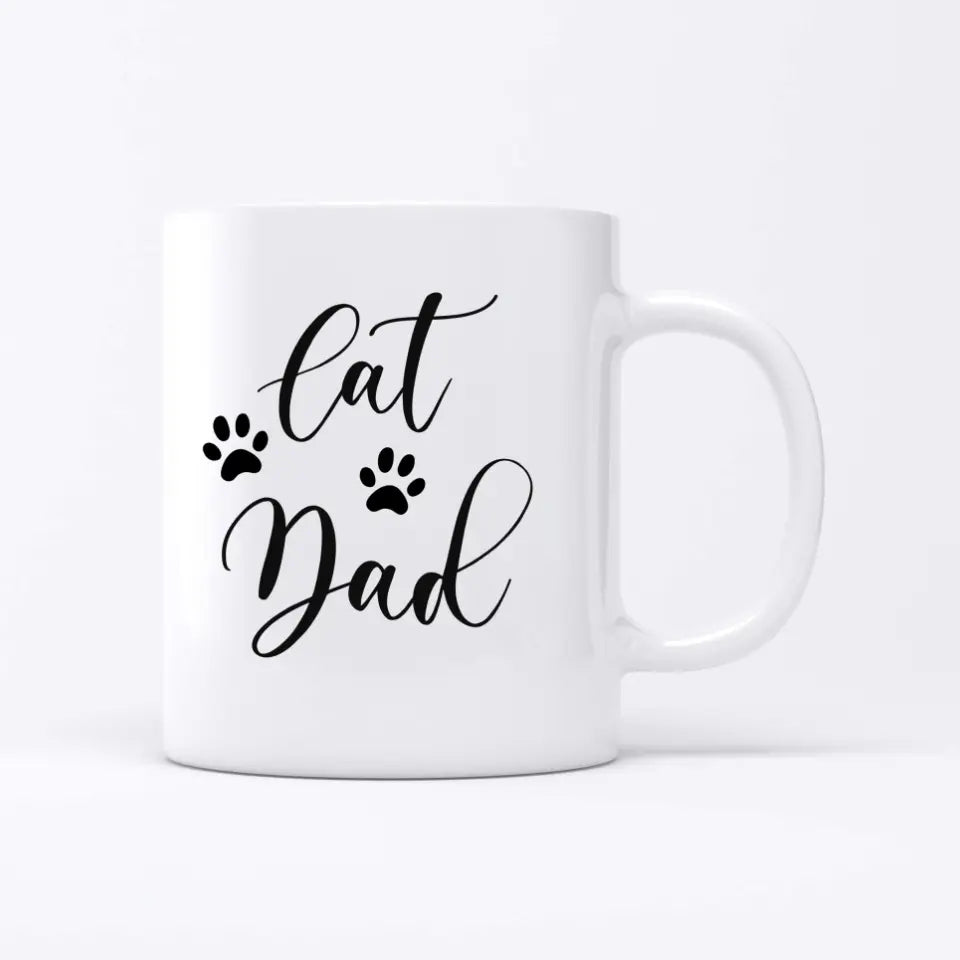 Cat Dad - Gepersonaliseerde mok