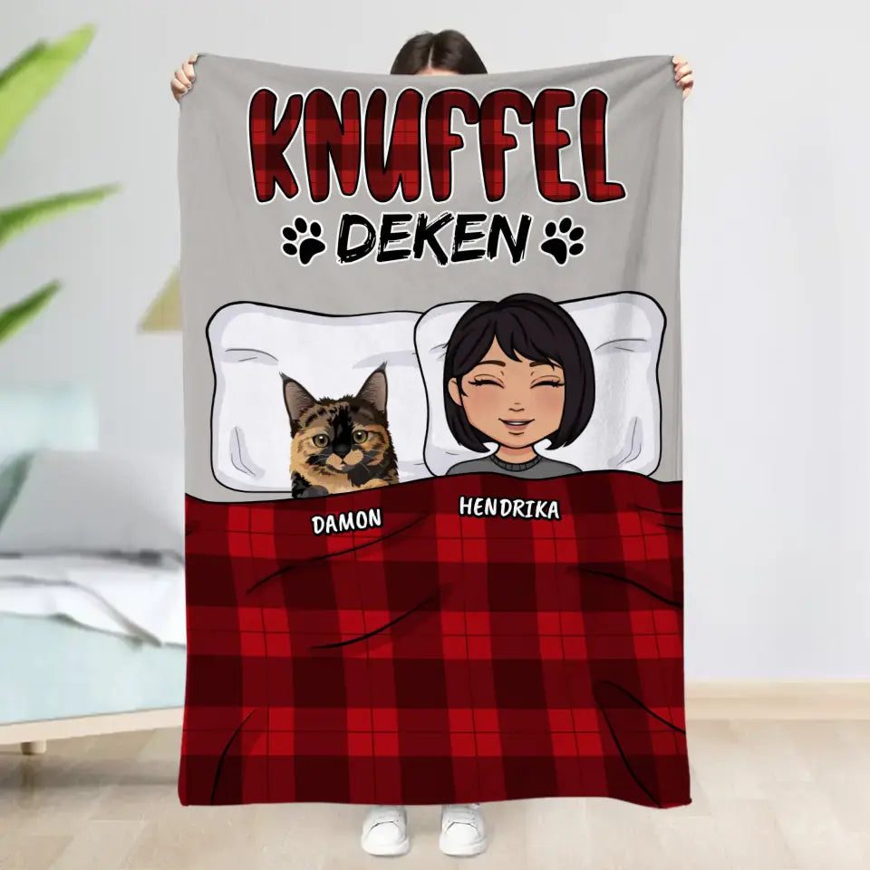 Gepersonaliseerde deken - Knuffel deken