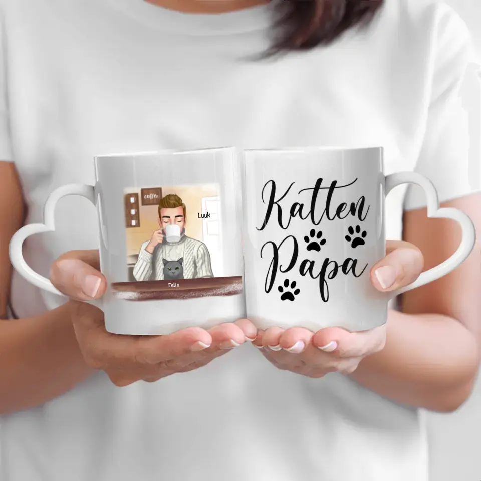 Ik hou van koffie (man) - Gepersonaliseerde mok