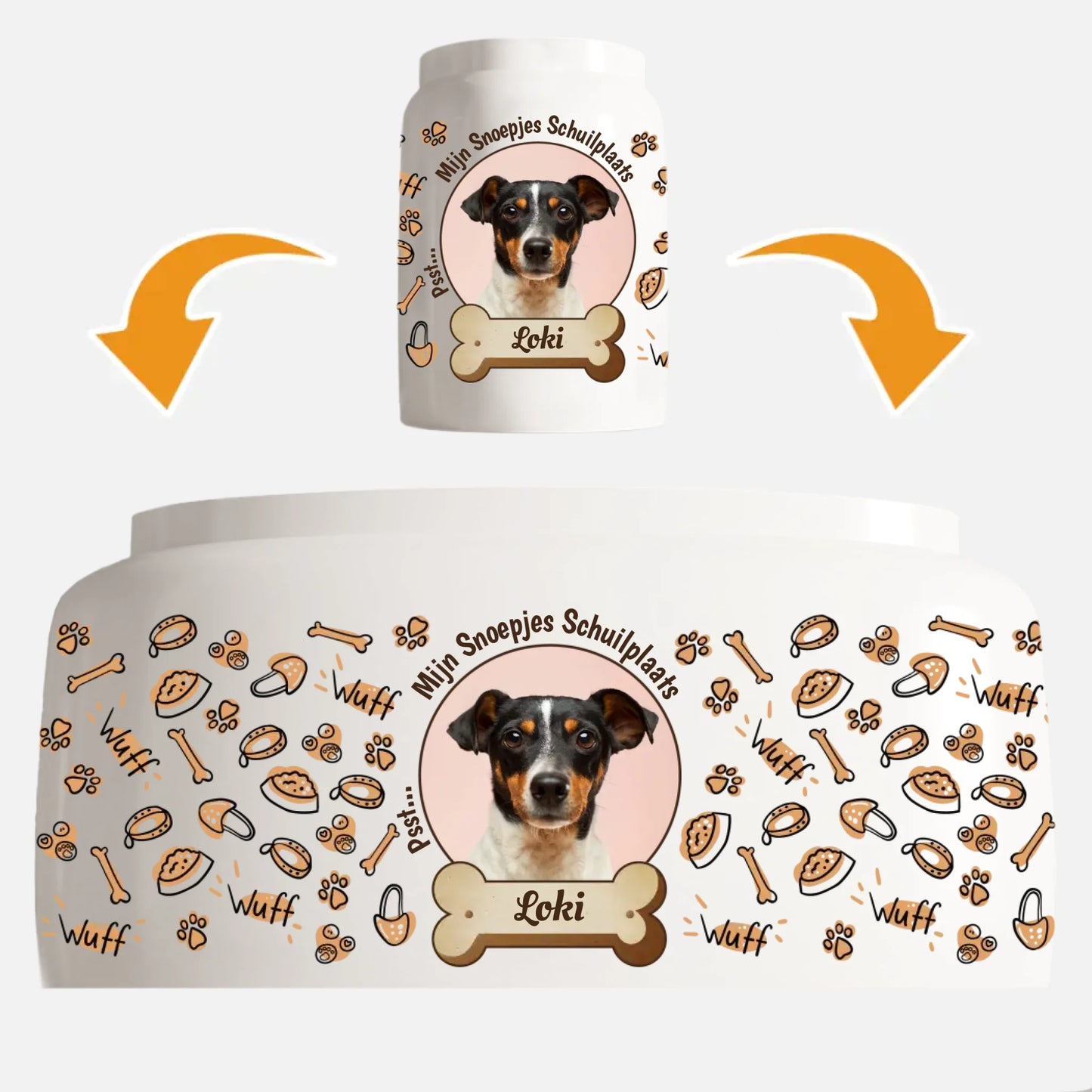 Snoepjes schuilplaats - Gepersonaliseerde snoepjesdoos