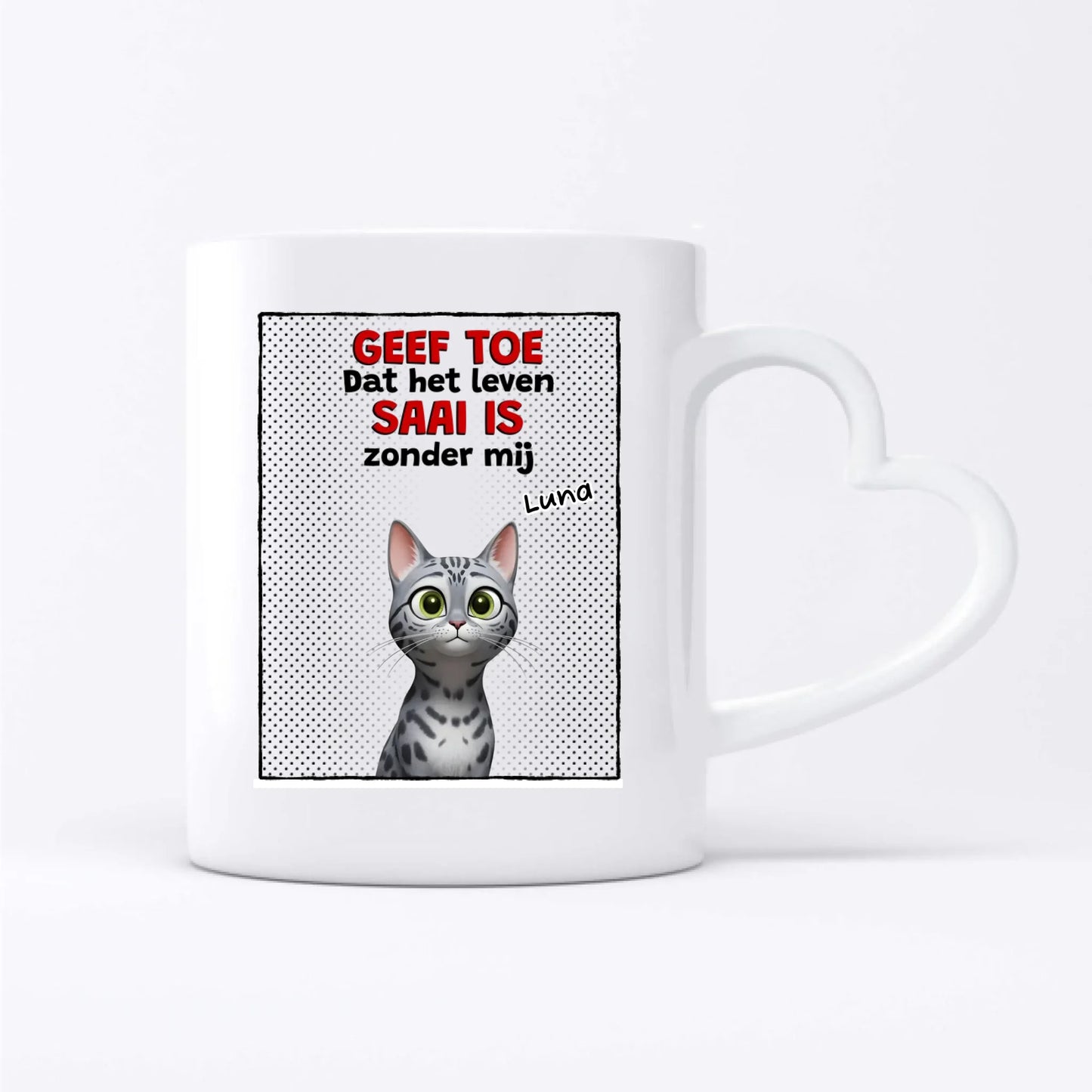 Saai zonder mij - Gepersonaliseerde mok