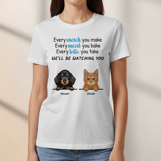 I'll be watching you - Gepersonaliseerde T-Shirt