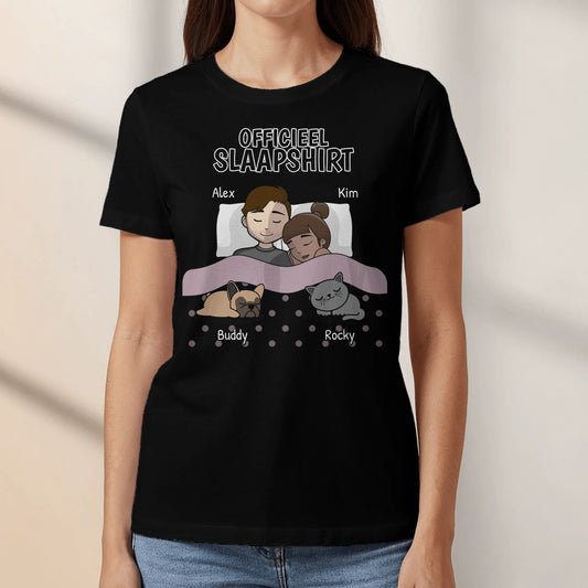 Gepersonaliseerd T-Shirt - Knuffeltijd met pluisneuzen