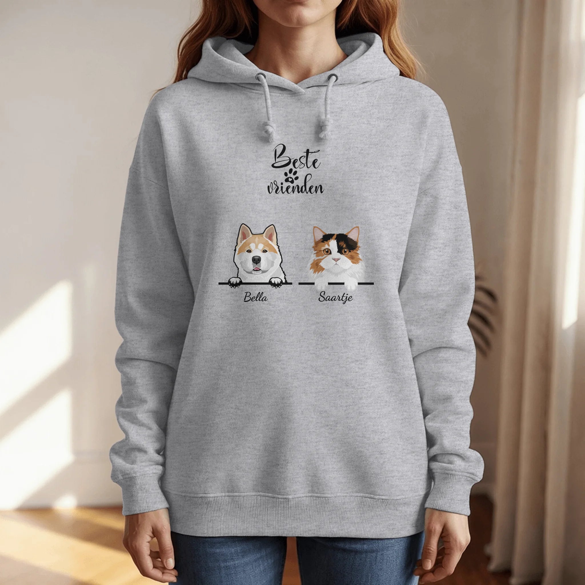 Bijpassende honden- en eigenaarskleding, herfst winter hond hoodie