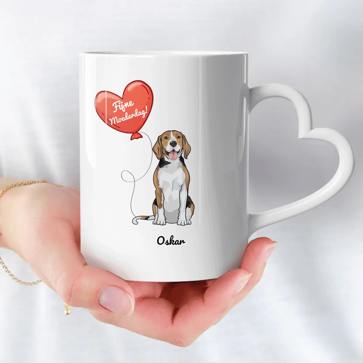 Hondenliefde - Gepersonaliseerde mok