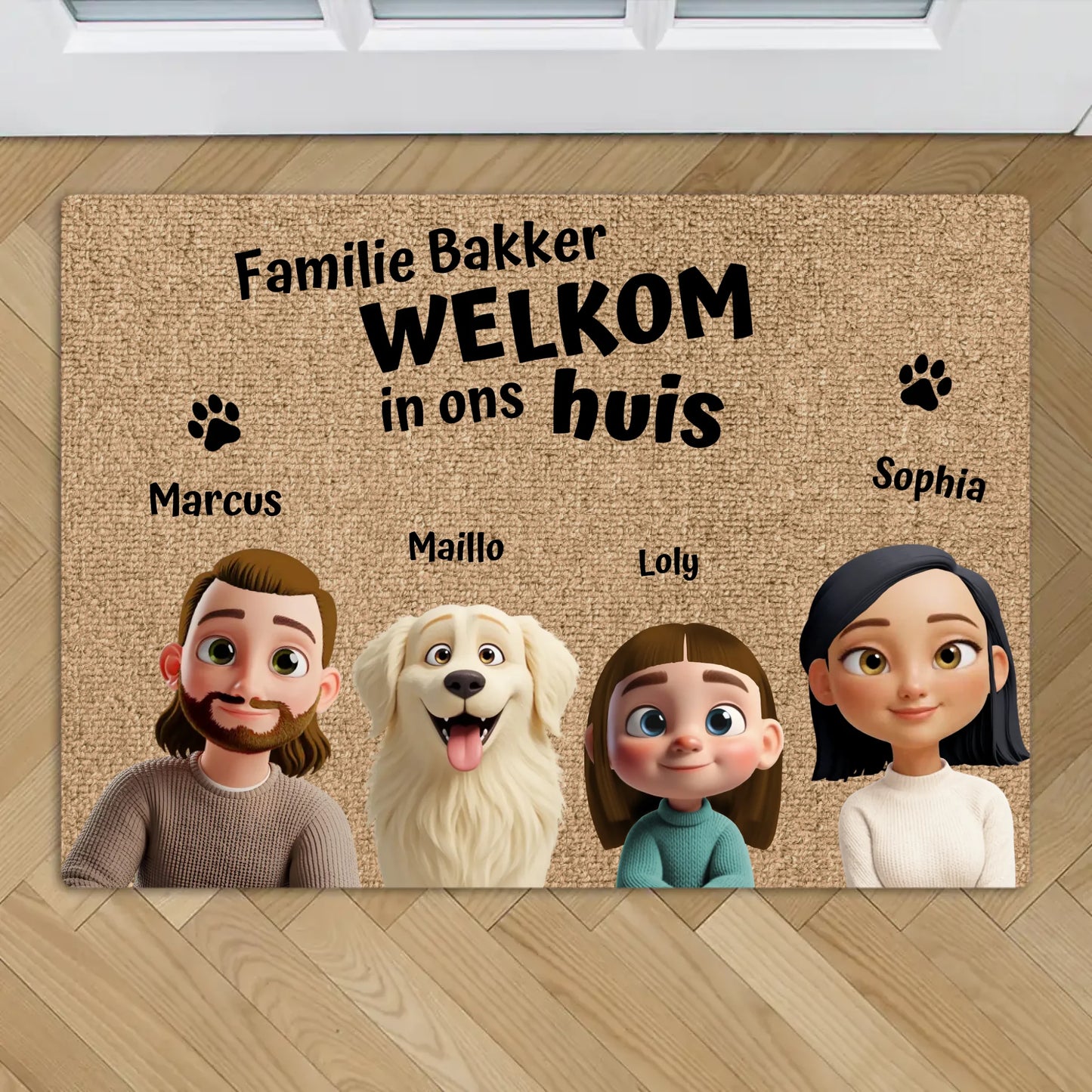 Ons Huis - Gepersonaliseerde Deurmat