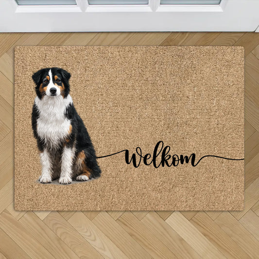 Gepersonaliseerde Deurmat - Welkom met dierenportret