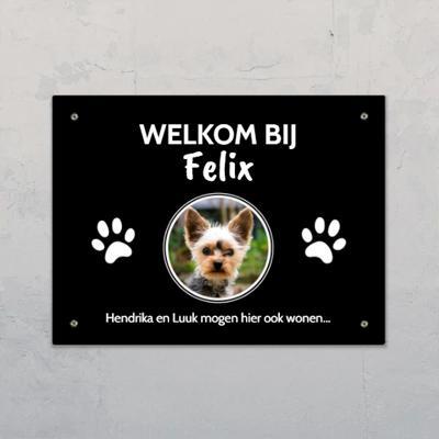 Fotocirkels - Gepersonaliseerde deurbord