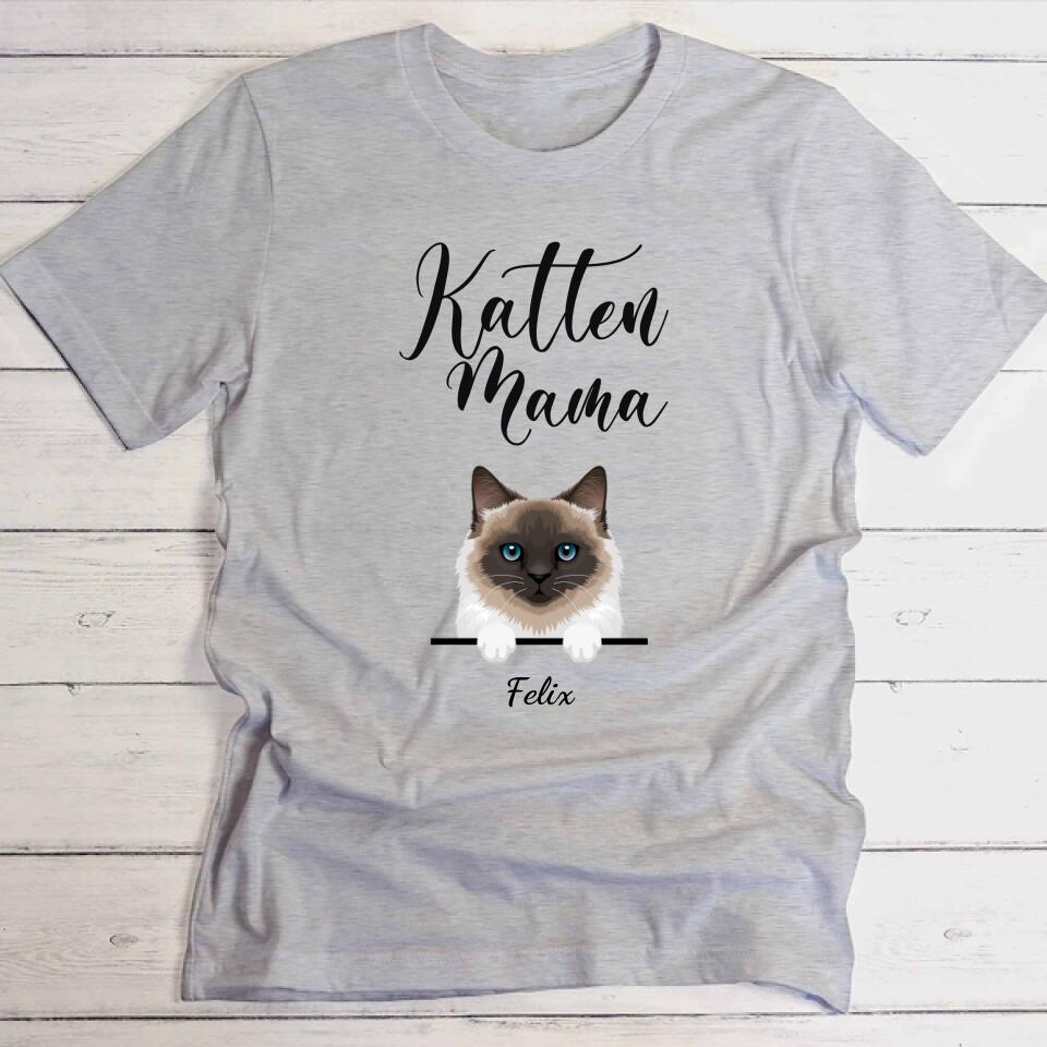 Kattenmama - Gepersonaliseerde T-Shirt