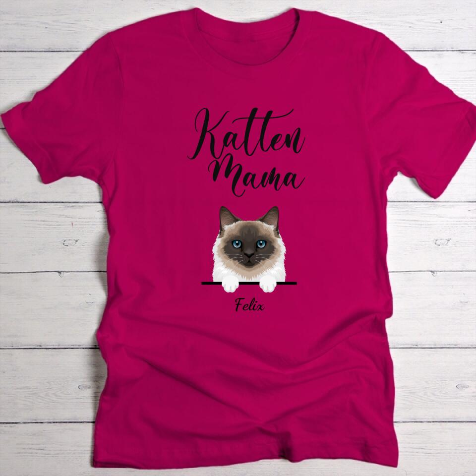 Kattenmama - Gepersonaliseerde T-Shirt