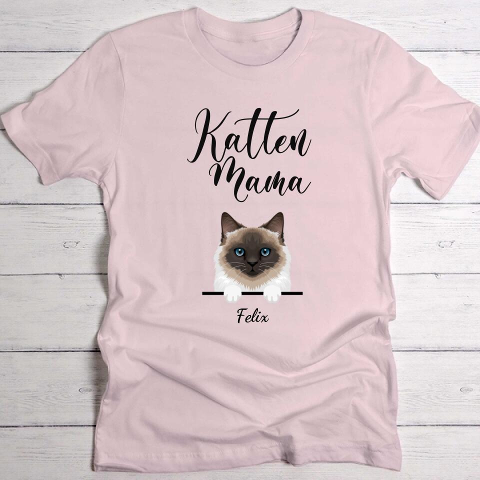 Kattenmama - Gepersonaliseerde T-Shirt