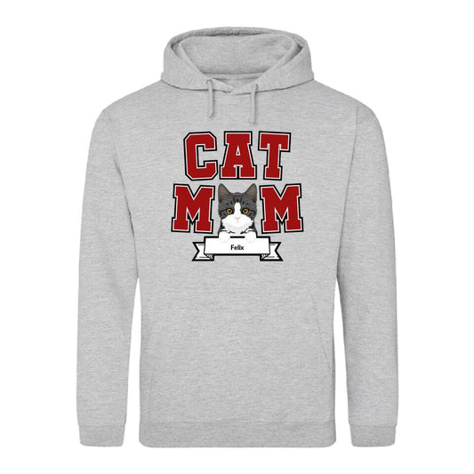 Cat Mom - Gepersonaliseerde hoodie