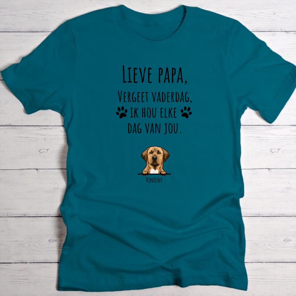 Vergeet Vaderdag - Gepersonaliseerde T-Shirt