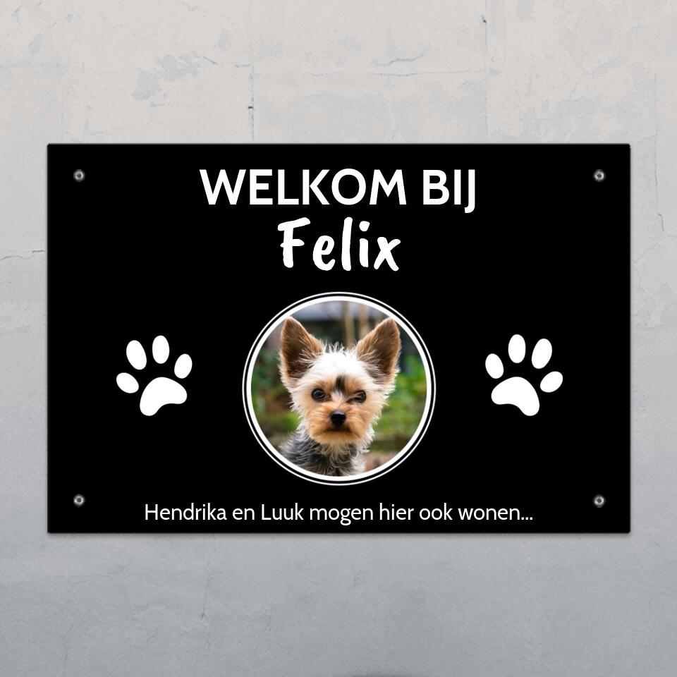 Fotocirkels - Gepersonaliseerde deurbord