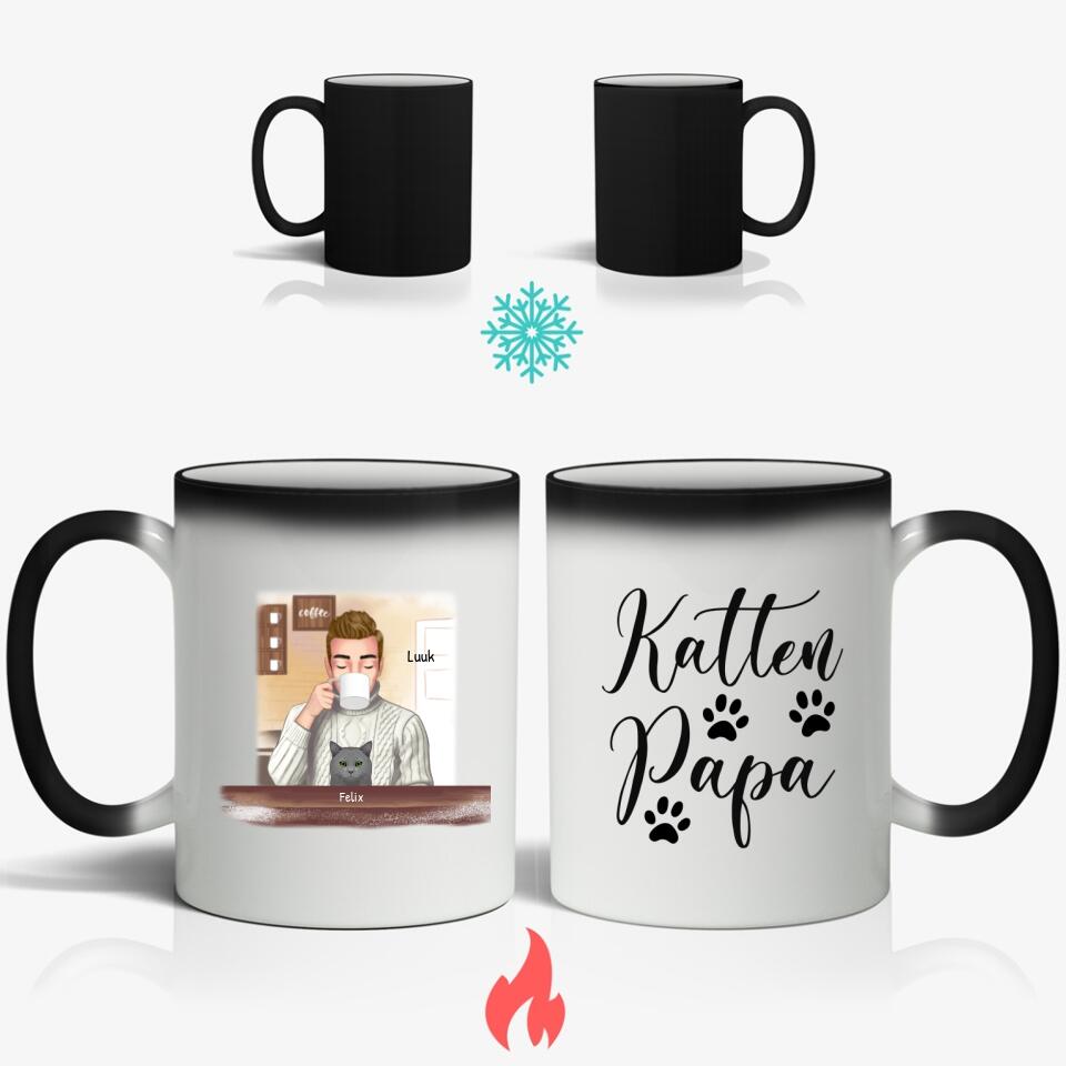 Ik hou van koffie (man) - Gepersonaliseerde mok