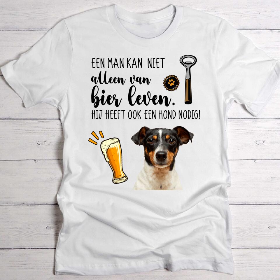 Bier & mijn huisdier - Gepersonaliseerde T-Shirt