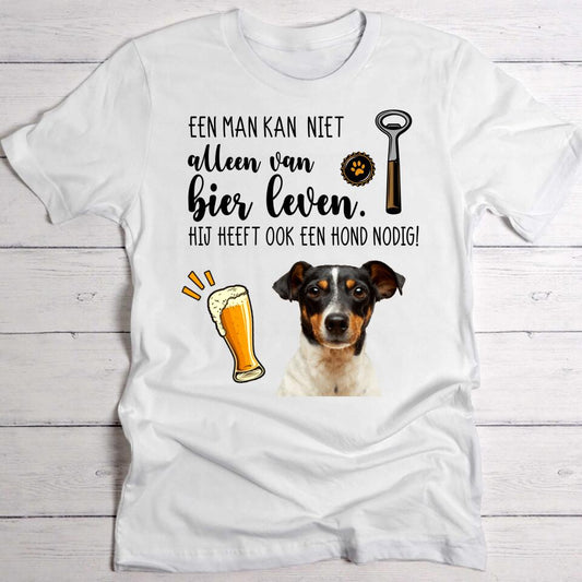 Bier & mijn huisdier - Gepersonaliseerde T-Shirt