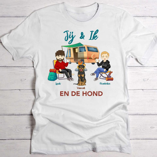 Jij, ik en de honden - Gepersonaliseerde T-Shirt