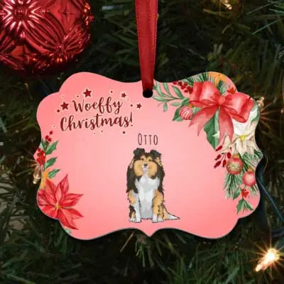 Woeffy Christmas - Gepersonaliseerde Ornament