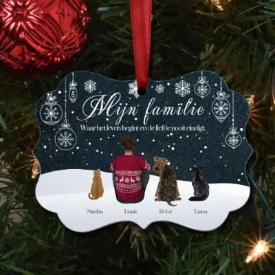 Onze familie - Gepersonaliseerde Ornament