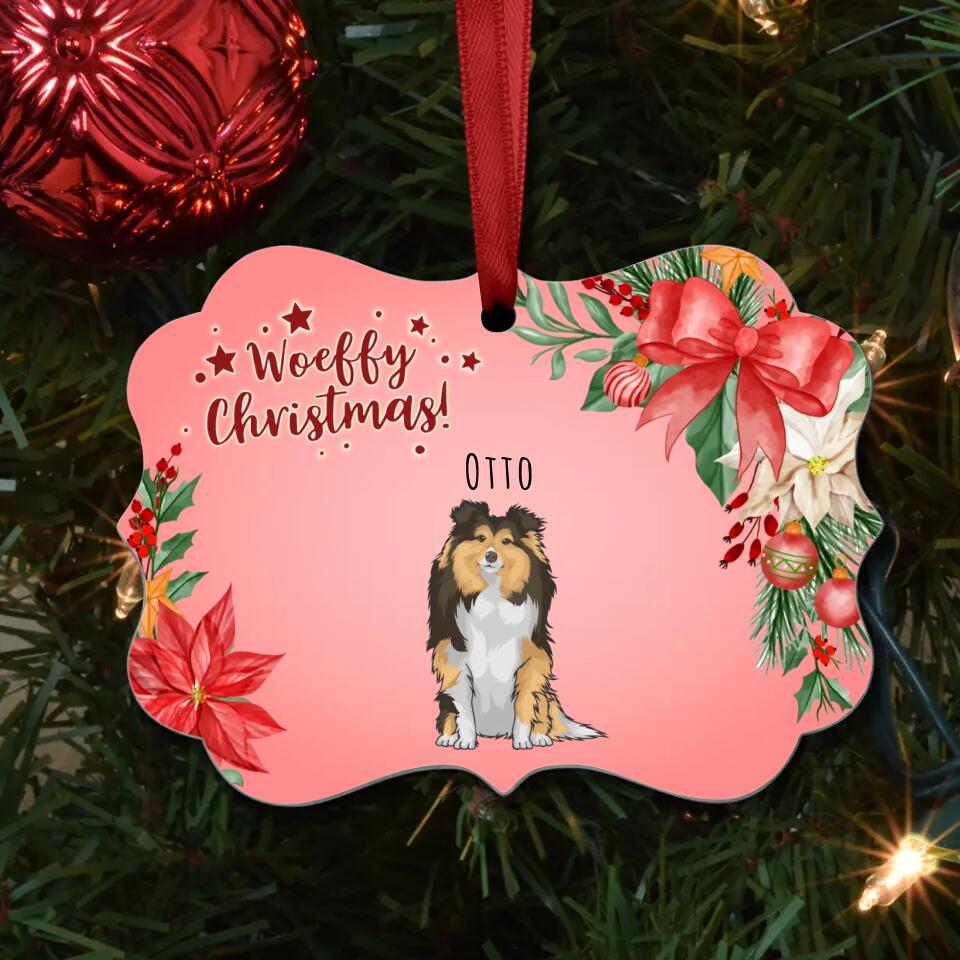 Woeffy Christmas - Gepersonaliseerde Ornament