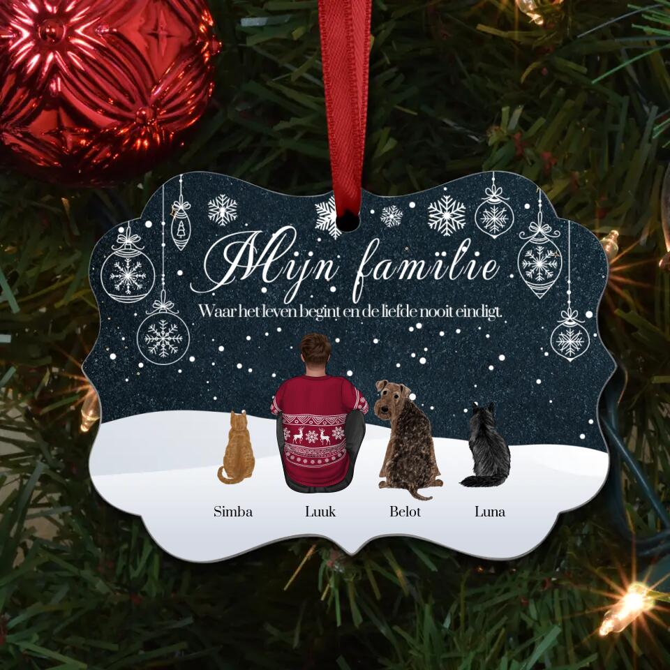 Onze familie - Gepersonaliseerde Ornament