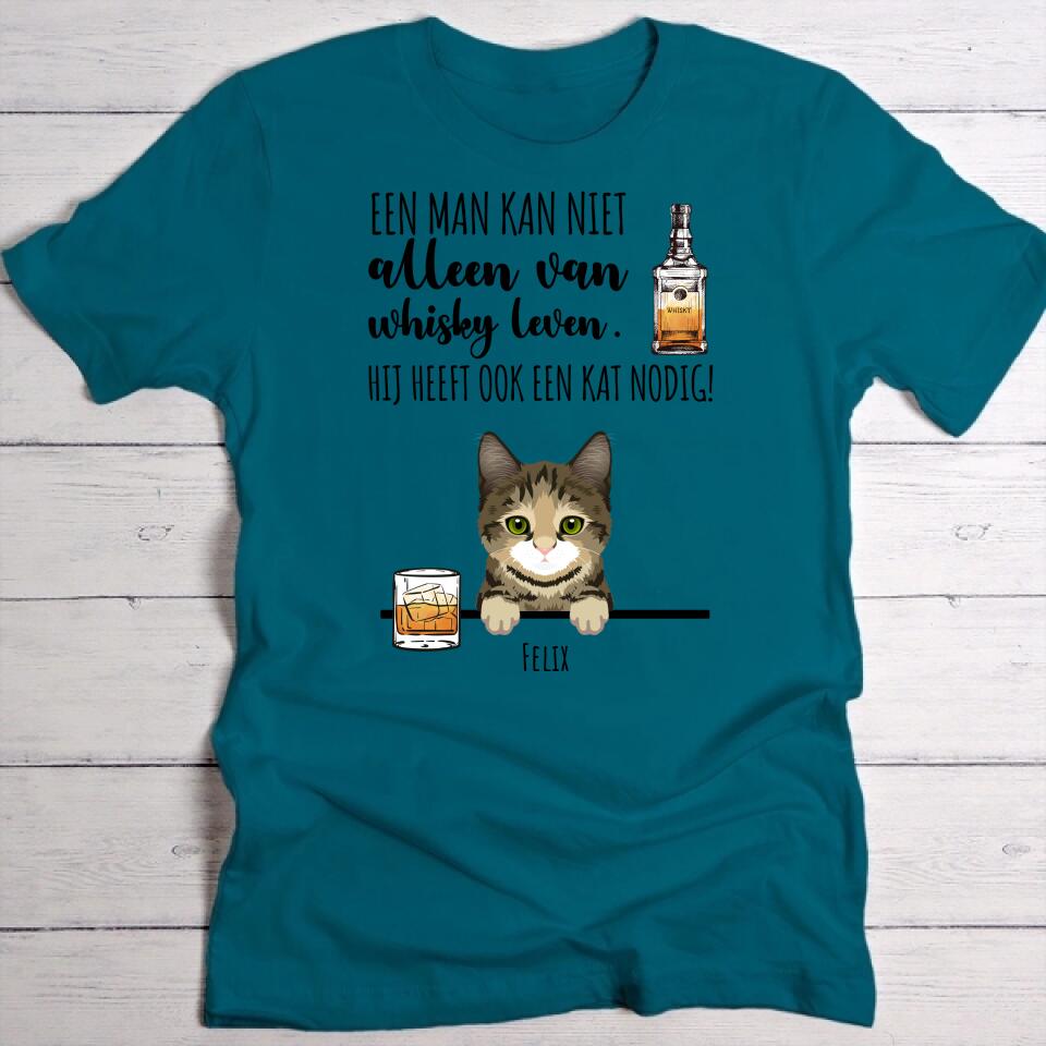 Whisky & Meow - Gepersonaliseerde T-Shirt