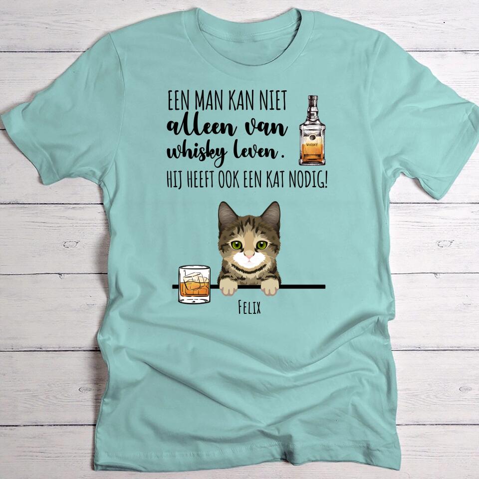 Whisky & Meow - Gepersonaliseerde T-Shirt