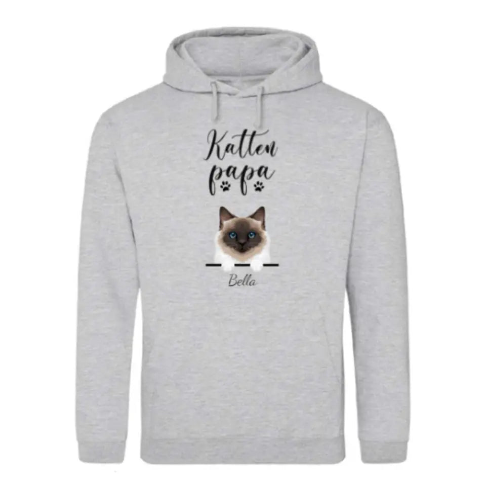 Katten Papa - Gepersonaliseerde hoodie