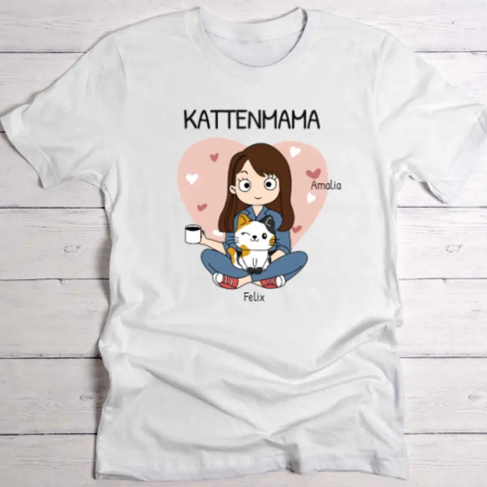 Pet parent - Gepersonaliseerde T-Shirt (Comic Style)