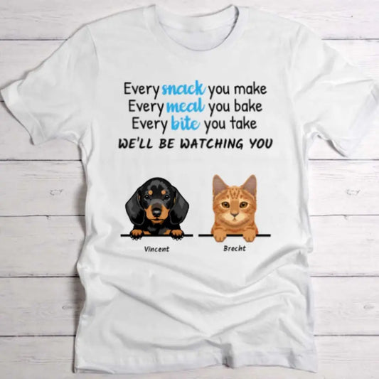 I'll be watching you - Gepersonaliseerde T-Shirt