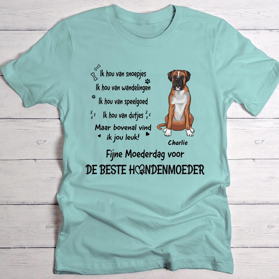 Ik vind jou het leukst - Gepersonaliseerde T-Shirt