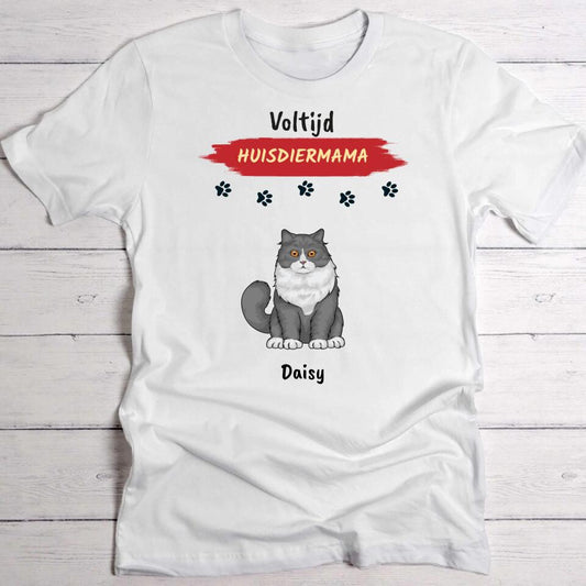 Voltijd Mama - Gepersonaliseerde T-Shirt