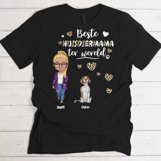 Beste Huisdiermama - Gepersonaliseerde T-Shirt