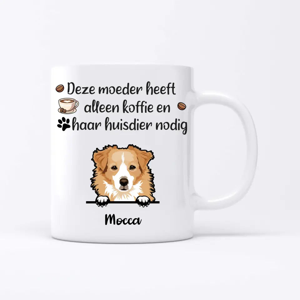 Koffie en huisdieren - Gepersonaliseerde mok