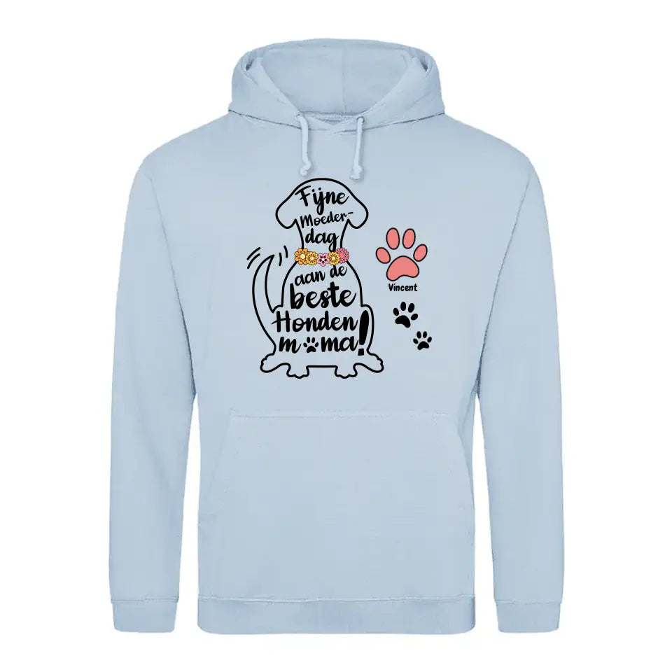 Beste Hondenmama - Gepersonaliseerde hoodie