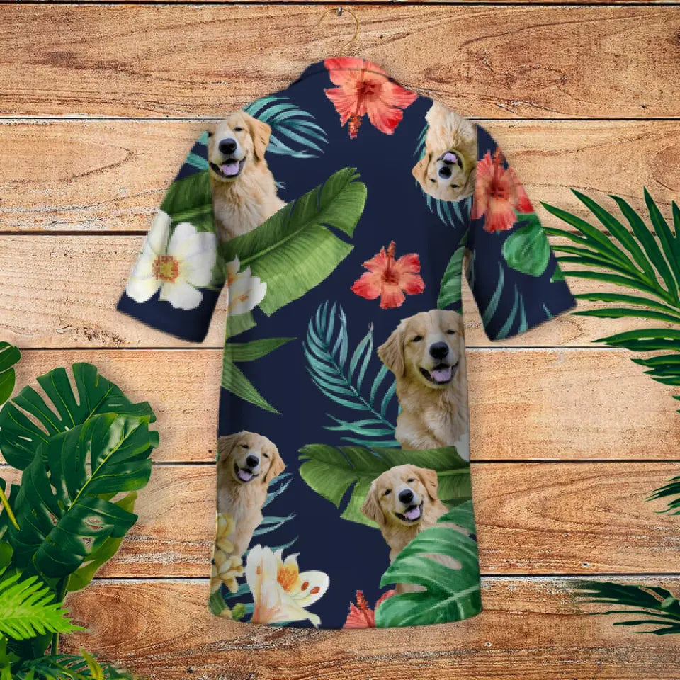 Jouw foto - Gepersonaliseerd Hawaiiaans hemd