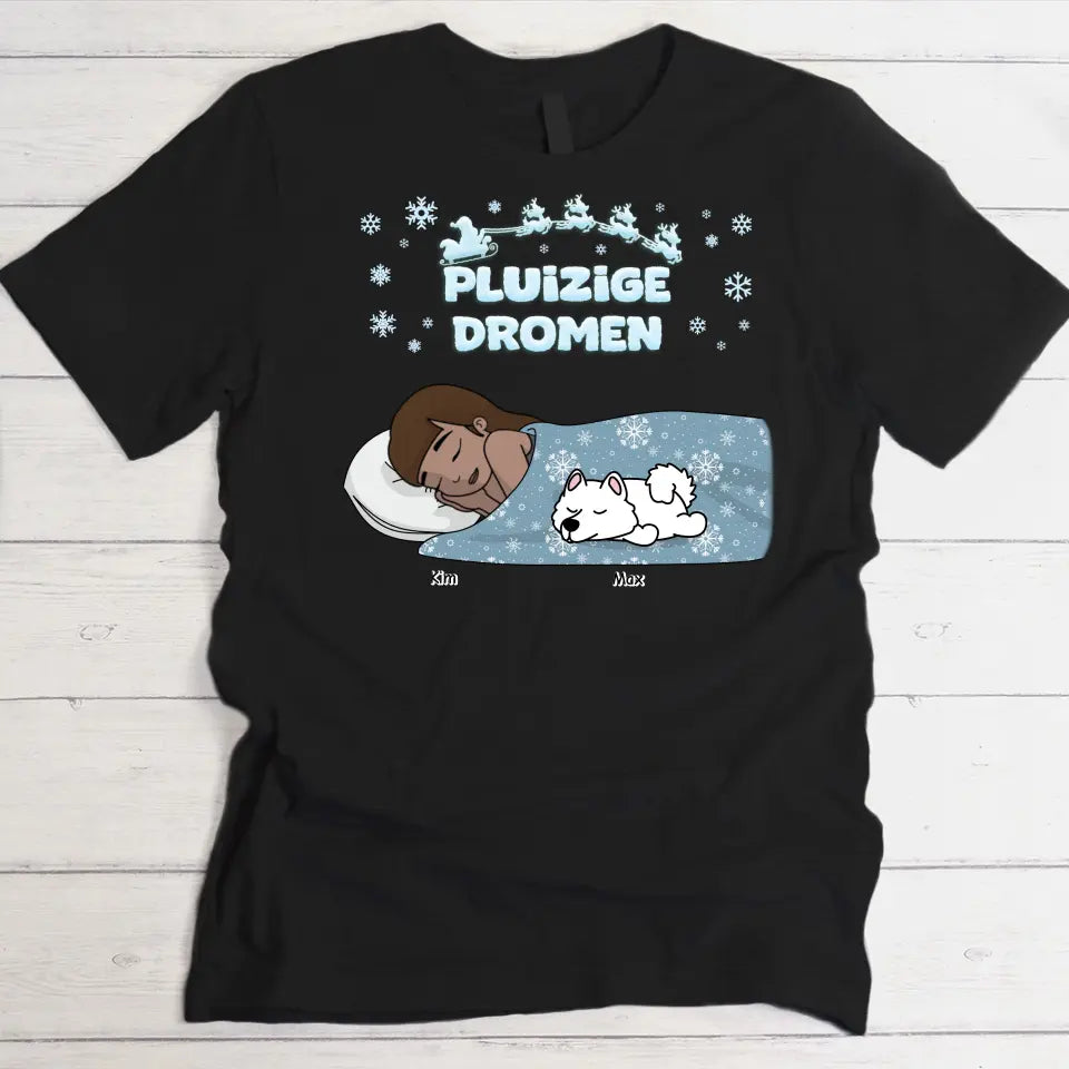 Pluizige Dromen - Gepersonaliseerde T-shirt