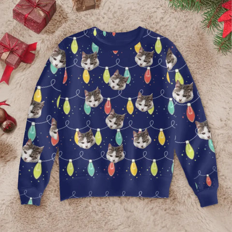 Fairy Lights - Gepersonaliseerde Ugly Christmas Sweater - Featured Image