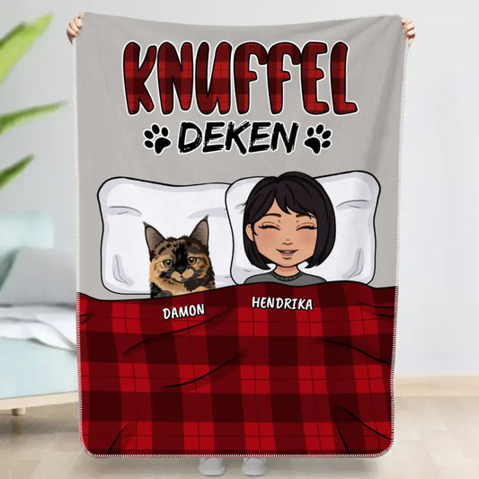 Knuffel deken - Gepersonaliseerde deken