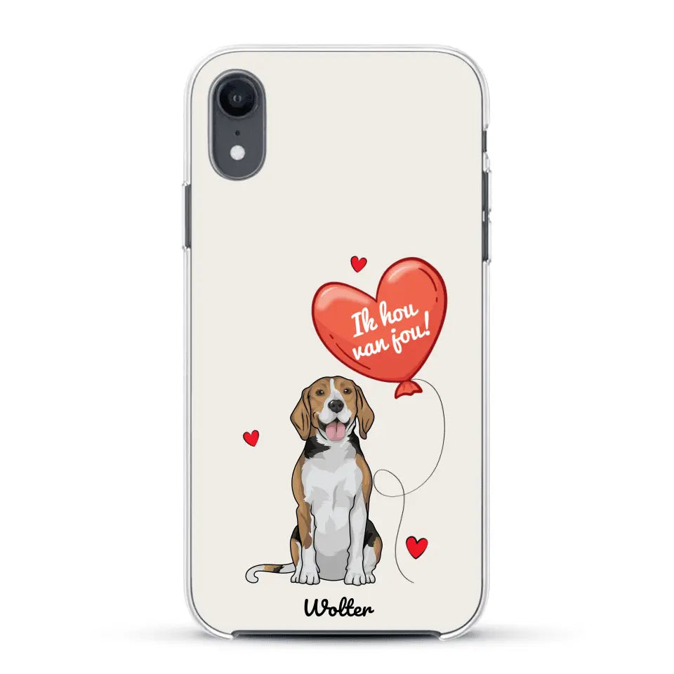Hondenliefde - Gepersonaliseerd telefoonhoesje
