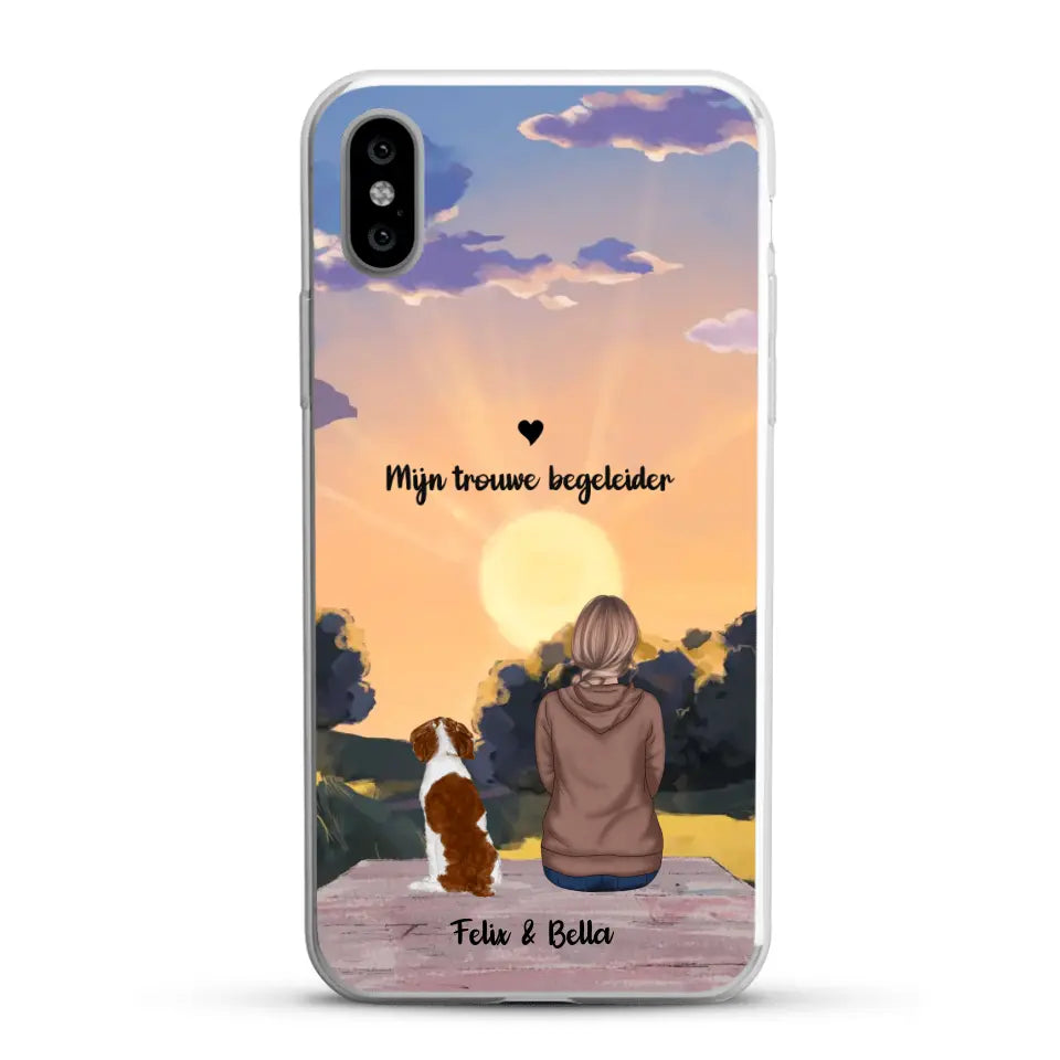 Seizoenen met huisdier - Gepersonaliseerd telefoonhoesje