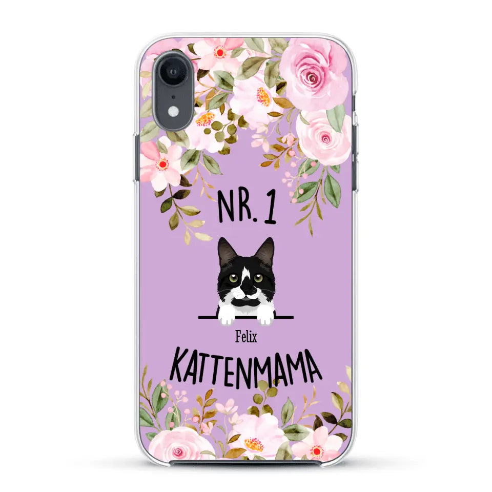 No. 1 Kattenmama - Gepersonaliseerd telefoonhoesje