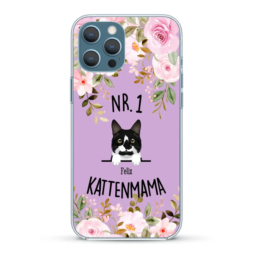 No. 1 Kattenmama - Gepersonaliseerd telefoonhoesje