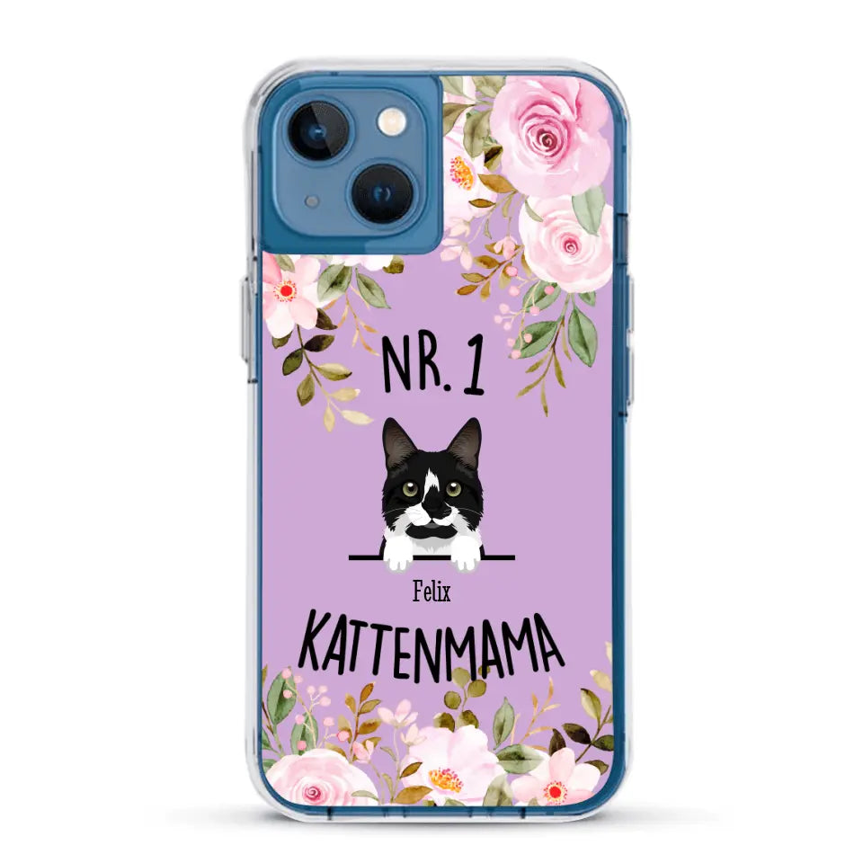 No. 1 Kattenmama - Gepersonaliseerd telefoonhoesje