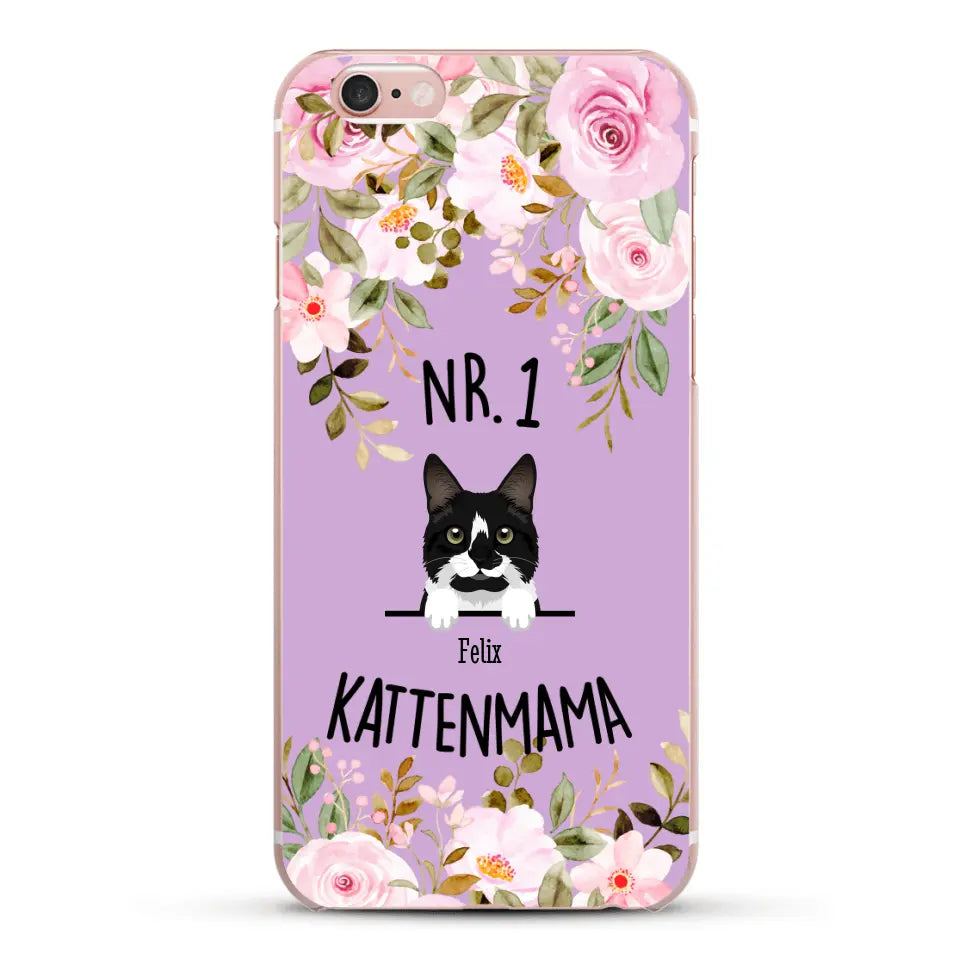 No. 1 Kattenmama - Gepersonaliseerd telefoonhoesje