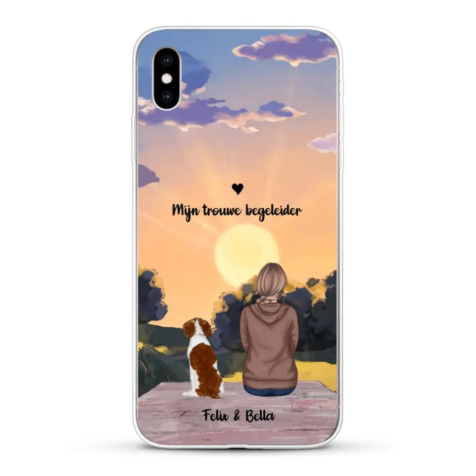 Seizoenen met huisdier - Gepersonaliseerd telefoonhoesje