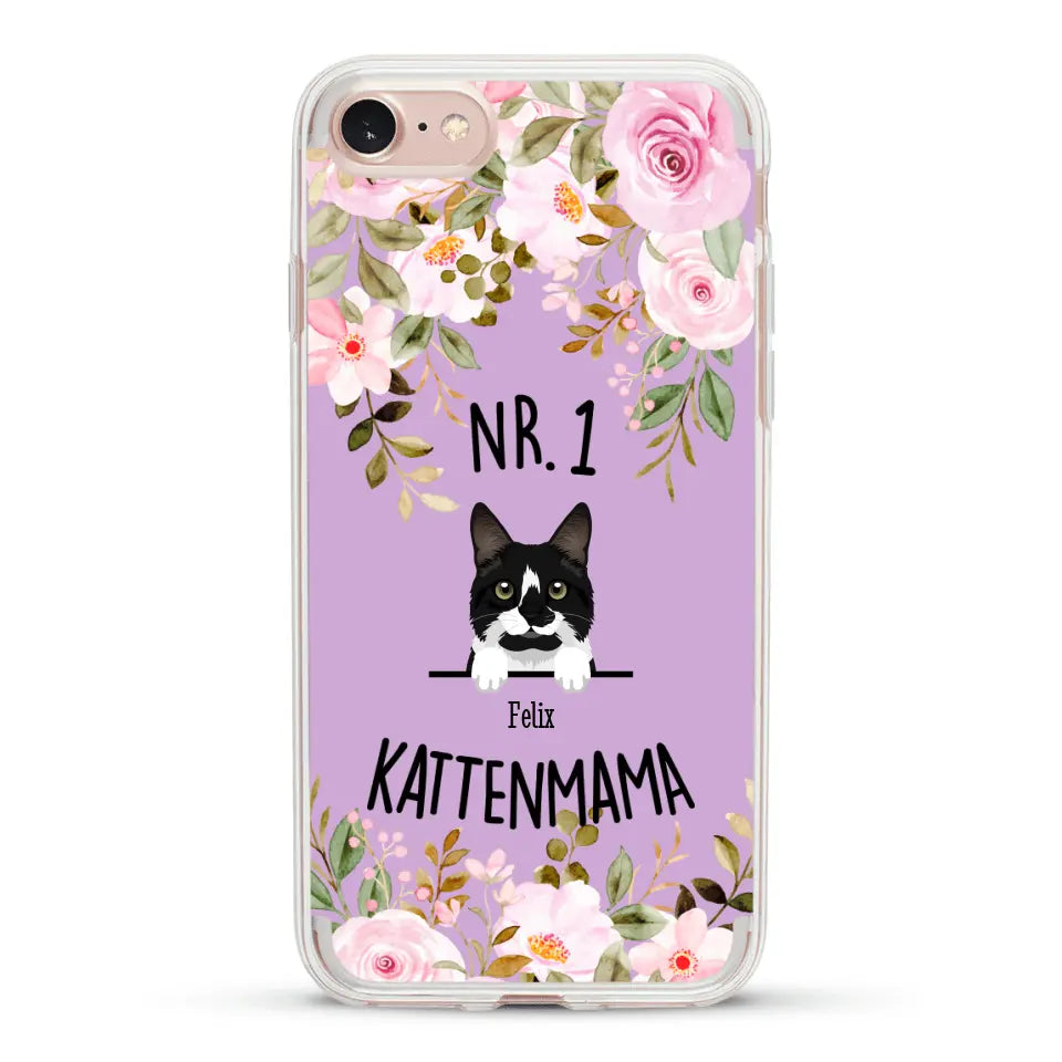 No. 1 Kattenmama - Gepersonaliseerd telefoonhoesje