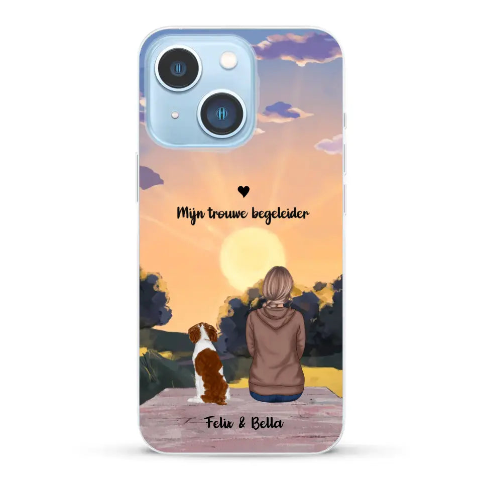 Seizoenen met huisdier - Gepersonaliseerd telefoonhoesje